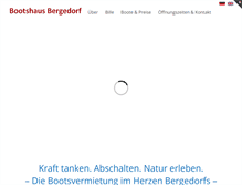 Tablet Screenshot of bootshaus-bergedorf.com